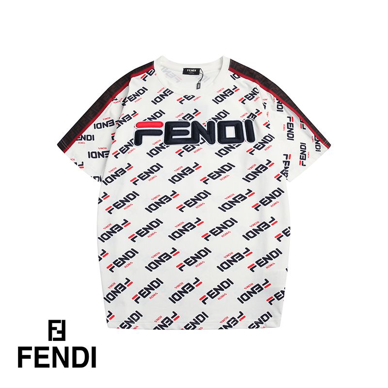 fendi t shirt color letters