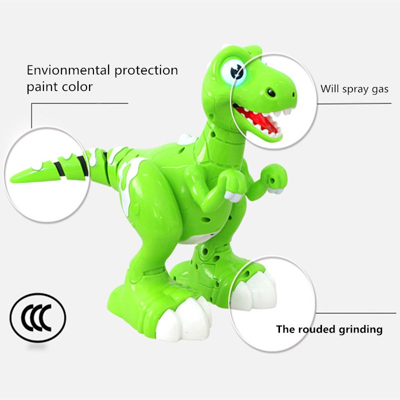 green dinosaur robot toy