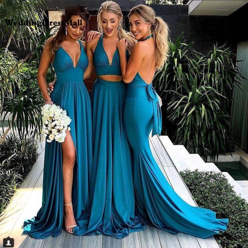 vestidos azul turquesa para casamento