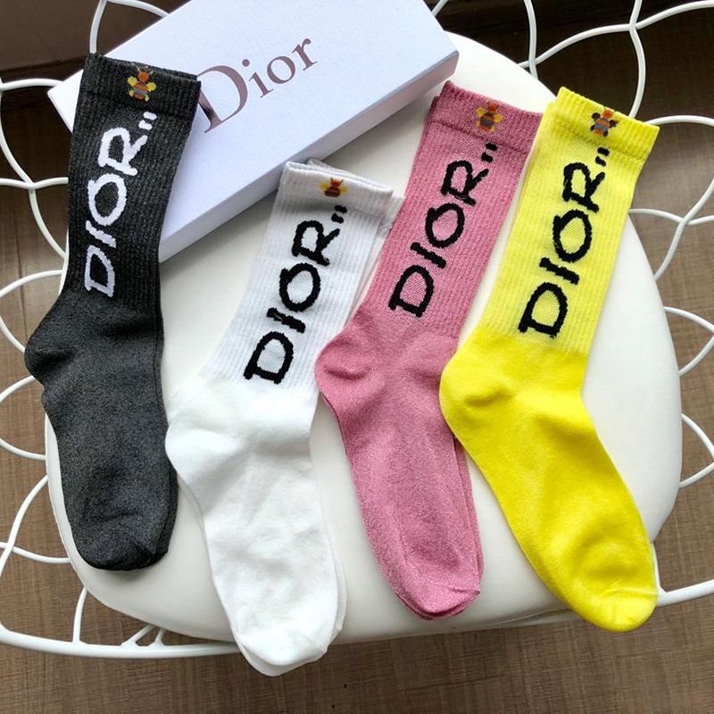 dior bee socks