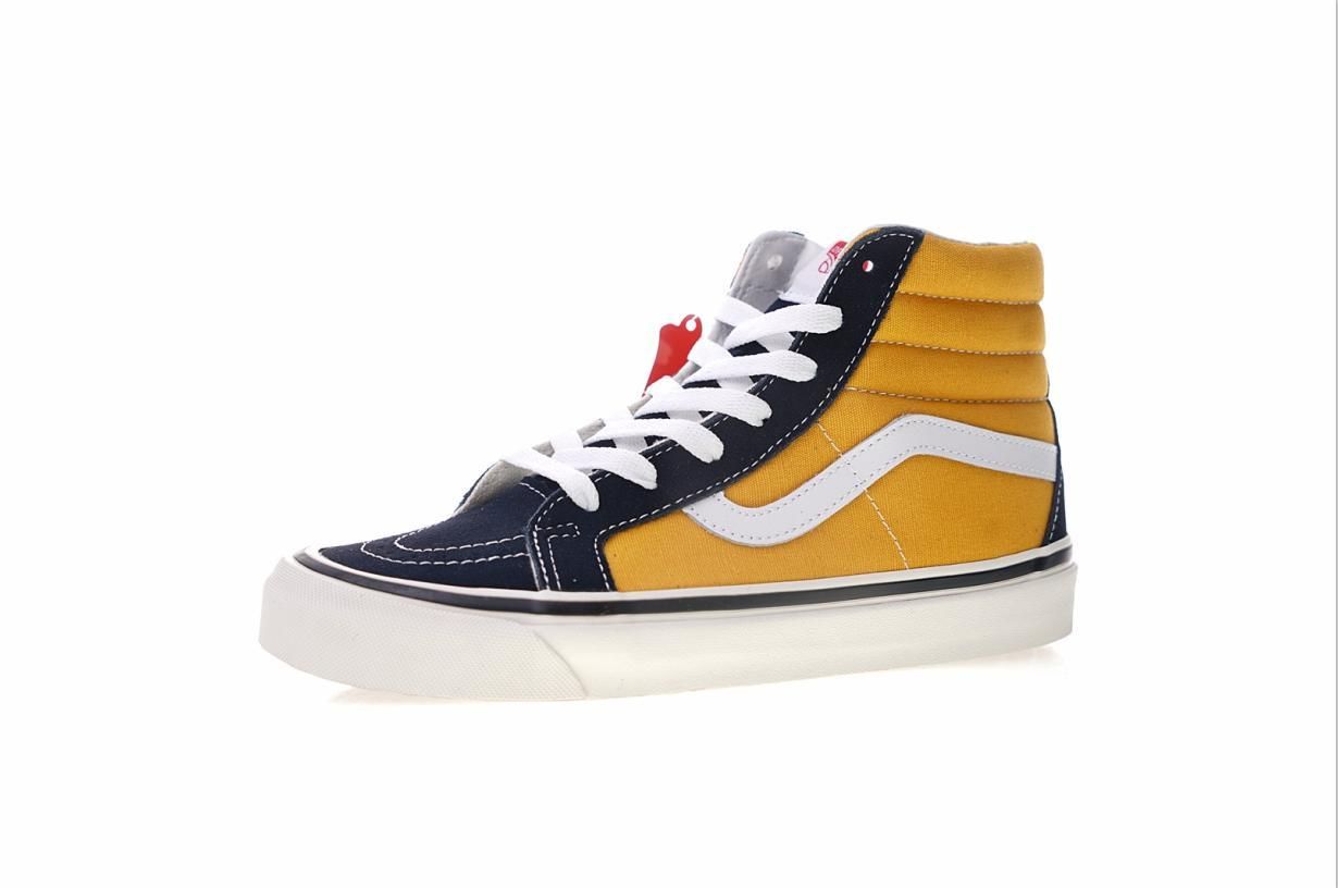 yellow and black vans high tops Off 68 