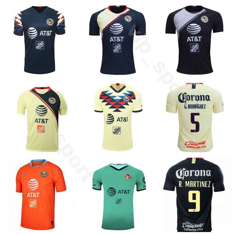 21 19 Mexico Liga Mx Club America 9 Martinez Jersey Soccer 18 Valdez 22 Aguilar 30 Ibarra 7 Menez Ibarguen Football Shirt Kits S Xxl From Vip Sport 13 8 Dhgate Com