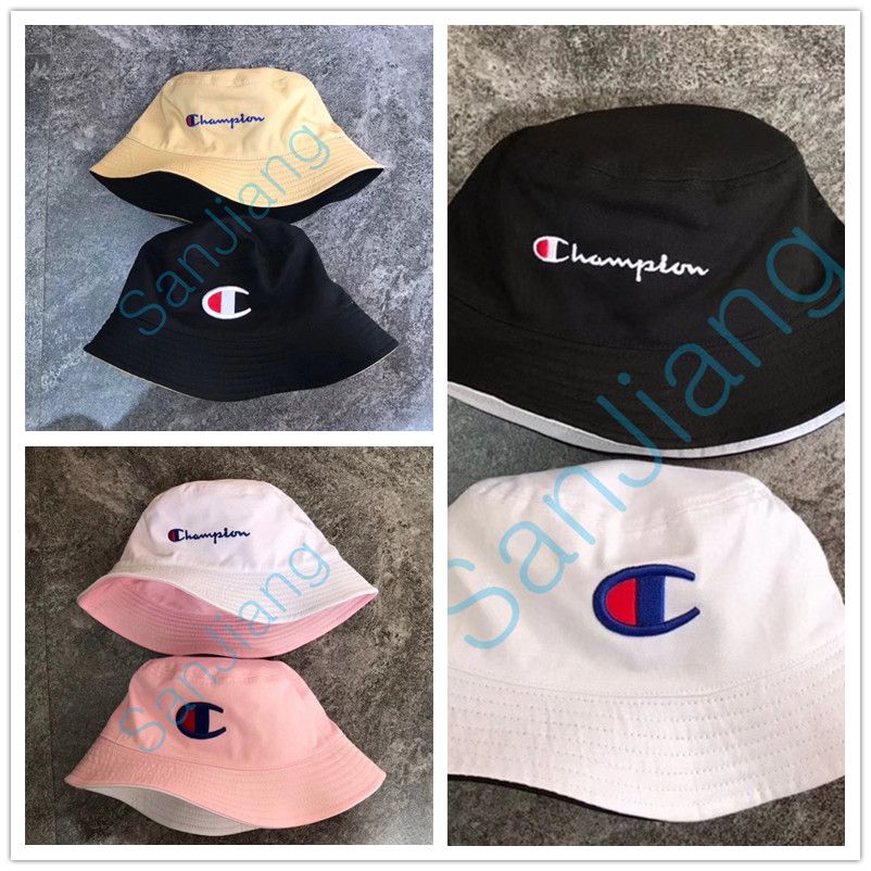 2020 Champion Brand Embroidery Letters Bucket Hat Summer Visor