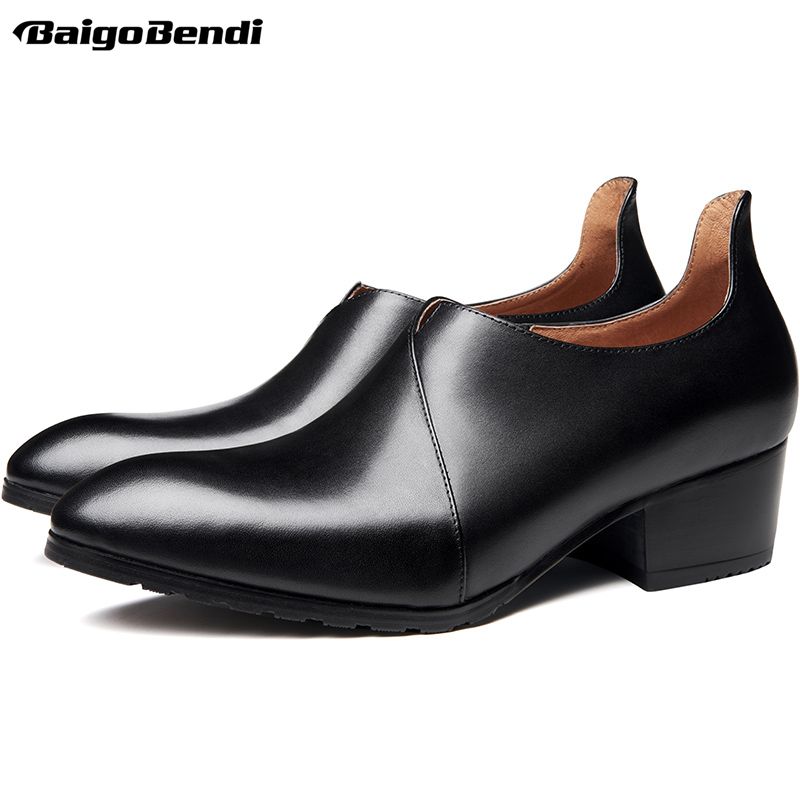 scarpe uomo tacco alto