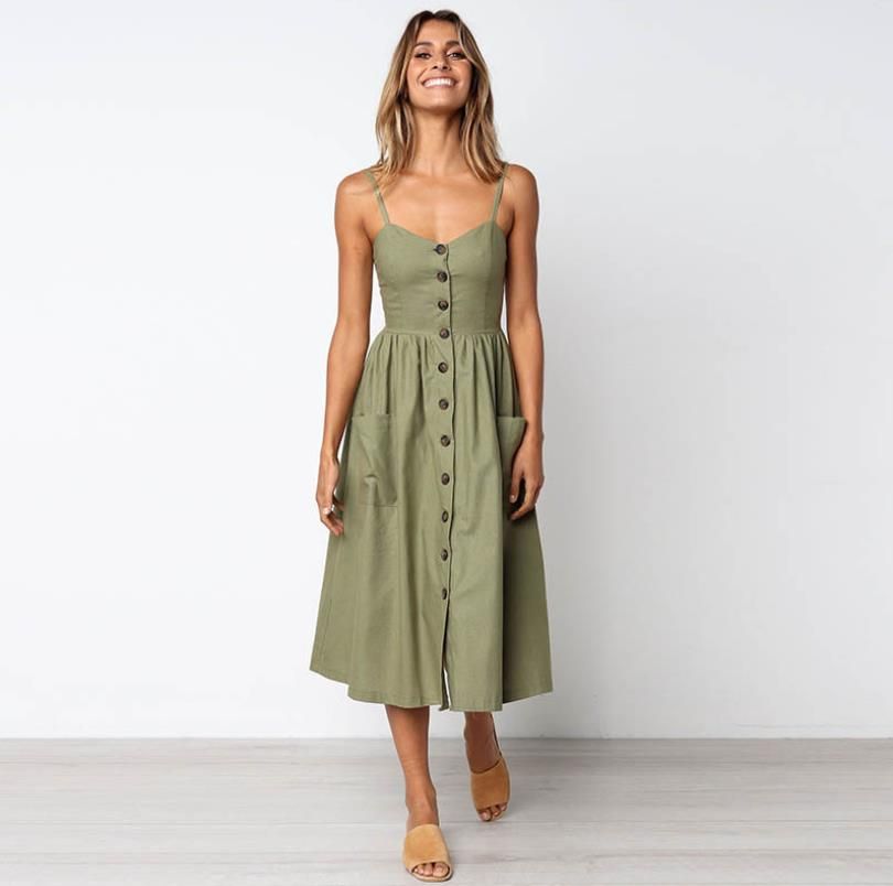 cotton single piece dress