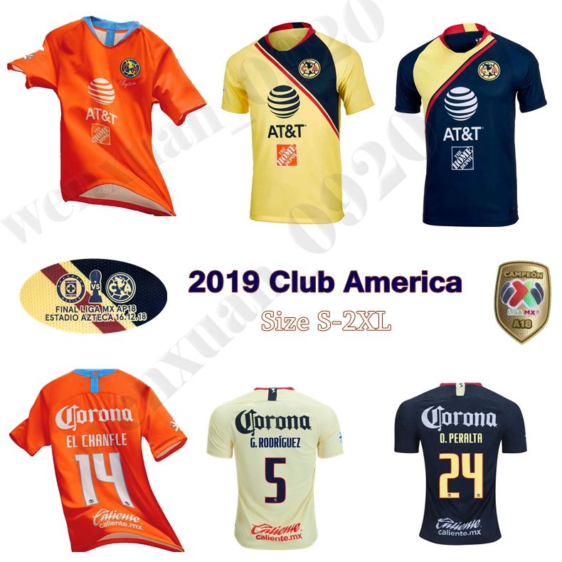 2018 2019 Camisetas De Club America 18 19 Camisetas De Fútbol De Casa MENEZ  D.BENEDETTO SAMBUEZA P.AGUILAR MARTINEZ Camisetas De Fútbol Por  Wenxuan_0920, 11,58 € | Es.Dhgate.Com