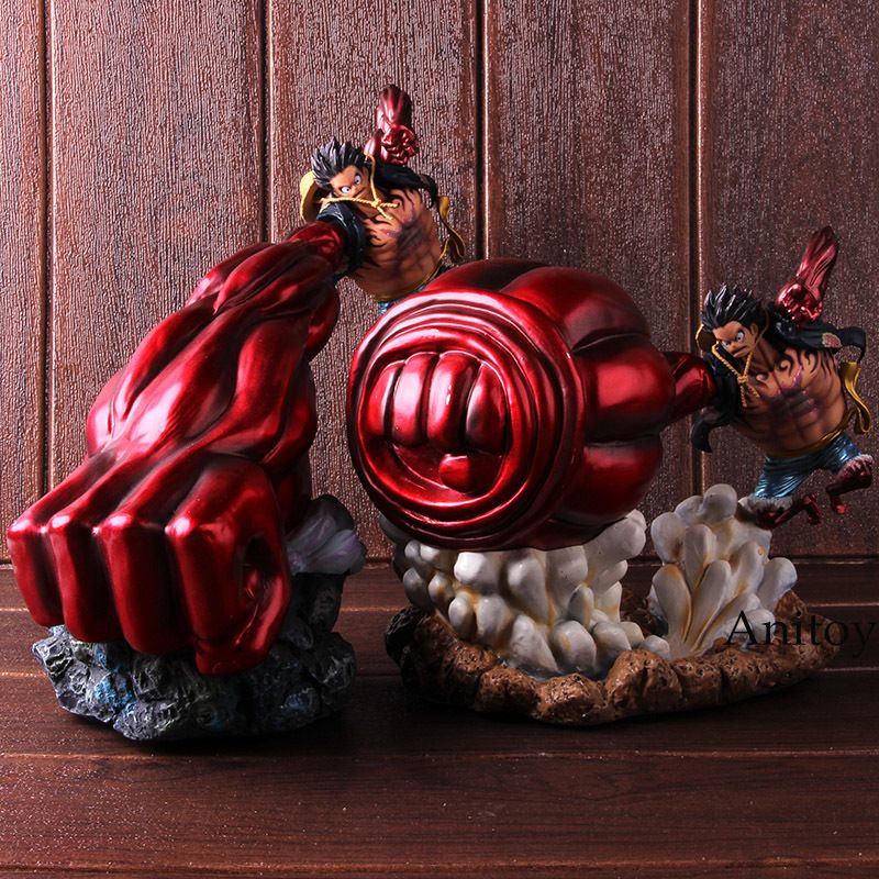 action figure one piece luffy gear 4