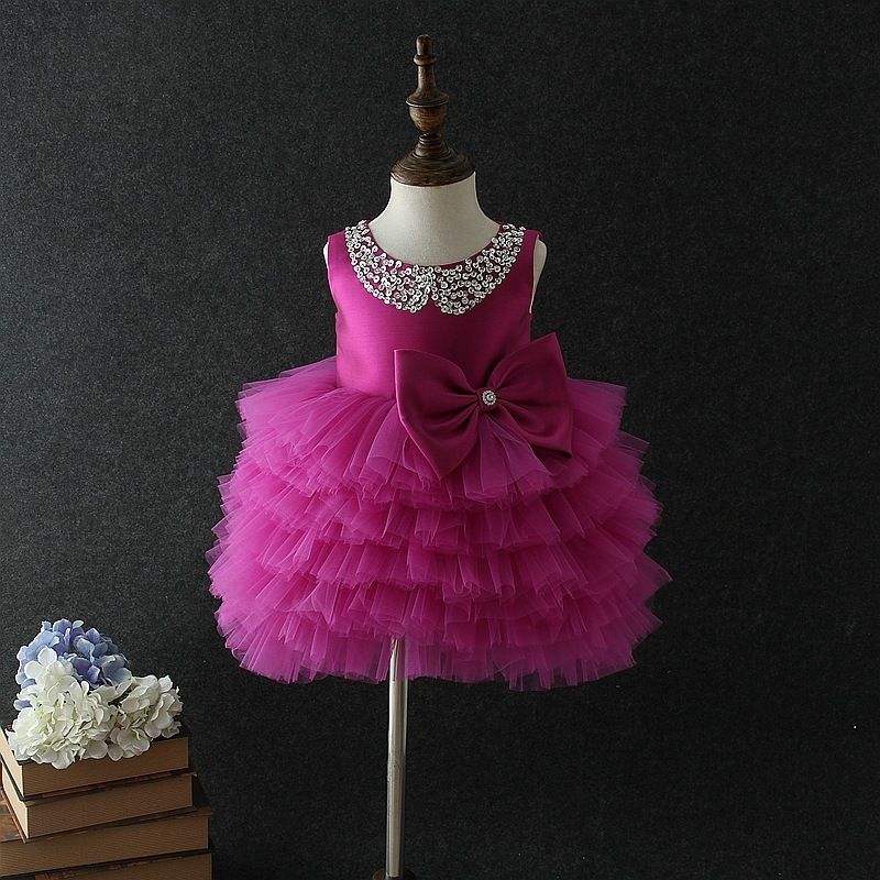 purple color frock for baby girl