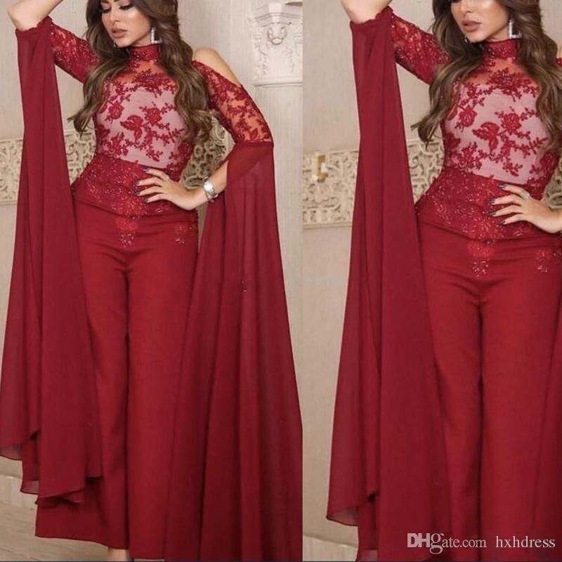 red jumpsuit evening wear