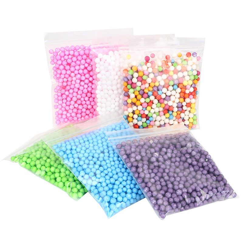 Polystyrene Foam Ball Mini Round Colorful Styrofoam Ornaments Ball