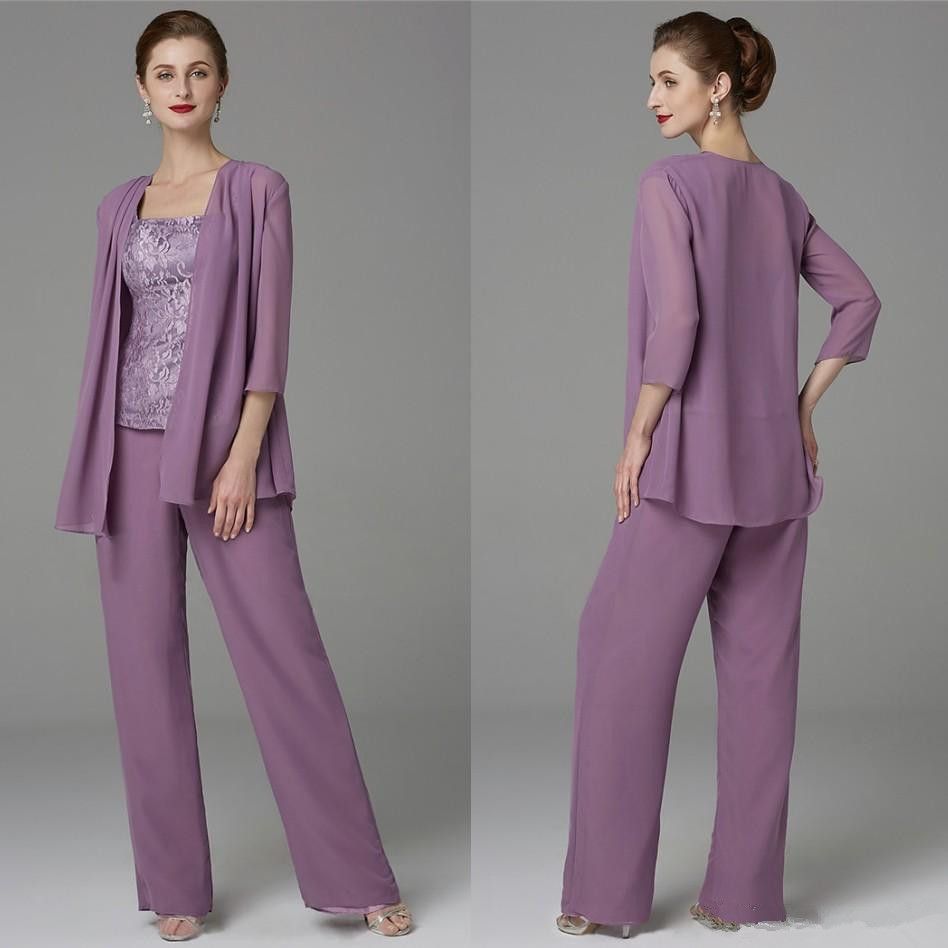 dress pant suits for mother of the bride
