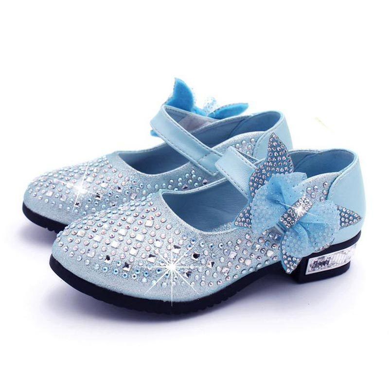 girls blue party shoes