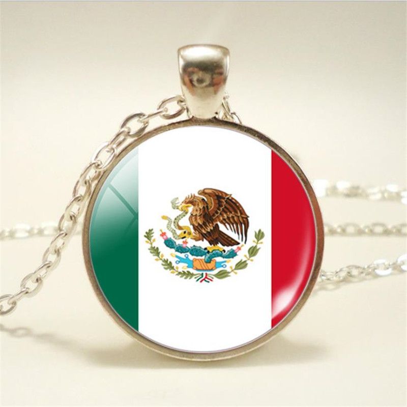 Wholesale Hot New Fashion Time Gem Glass Cabochon Mexico National