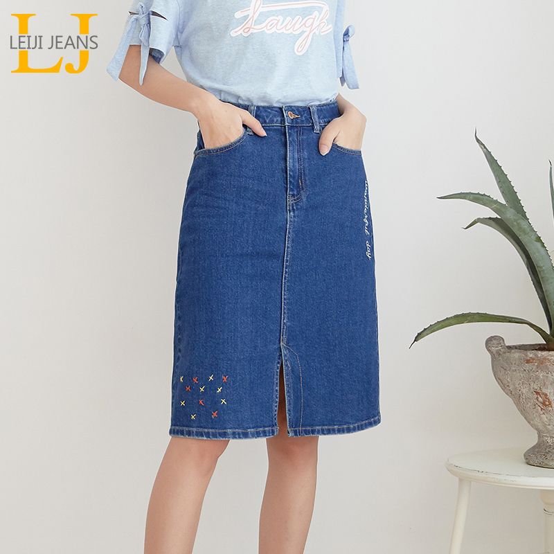 denim dress going out