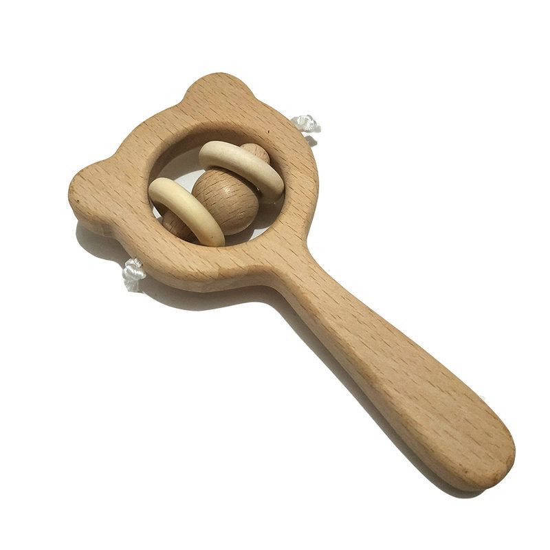 wooden rattle