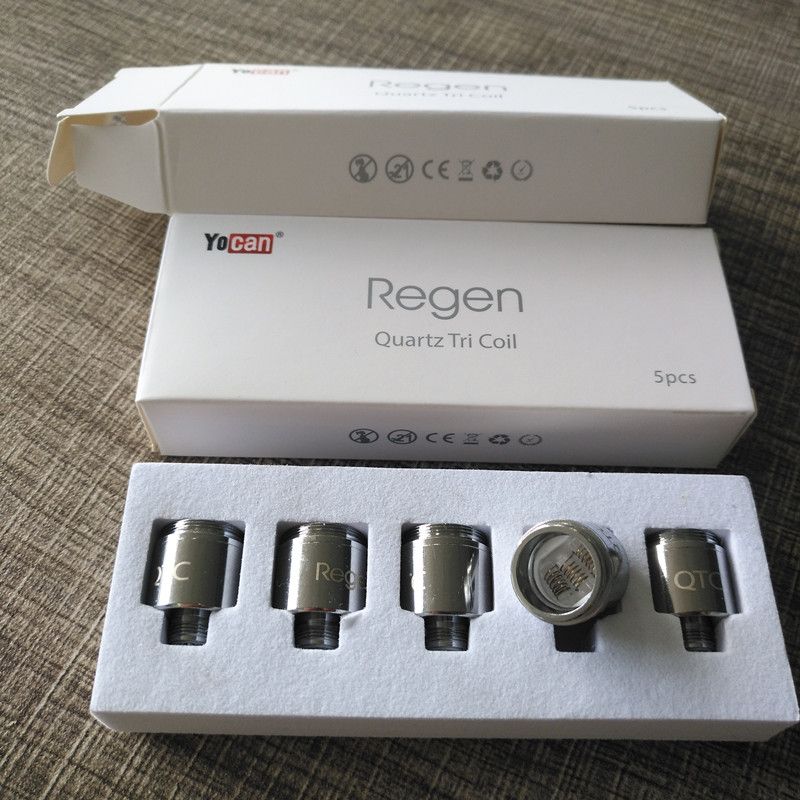 Original Yocan Regen QTC Coils Quartz Tri Coil QDC Quartz Dual Coil For