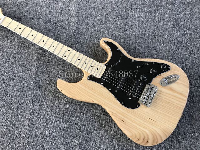 Compra Factory Store Nature ELM ASH Body Stratocaster Negro Pickguard Arce  Diapasón 6 Cuerdas Guitarra Eléctrica Barato | Entrega Rápida Y Calidad |  Es.Dhgate