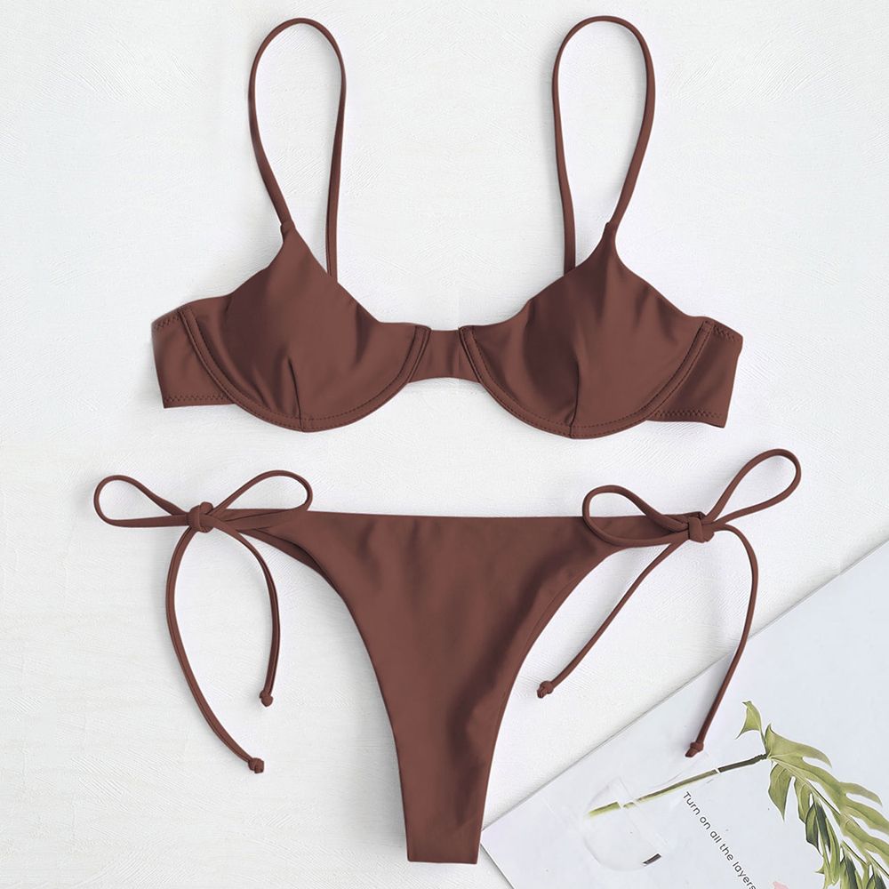 zaful tie bikini