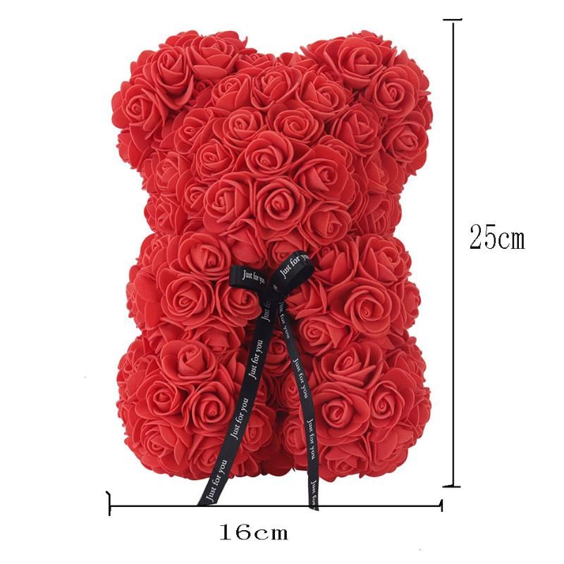 rose bear 25cm