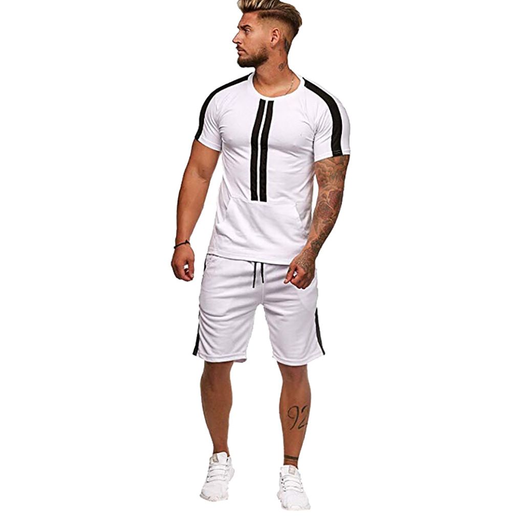 shorts tracksuit set mens