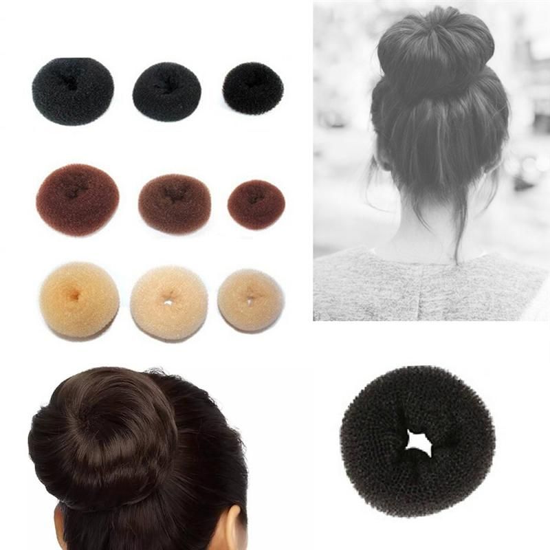 Hair Donut Bun Maker Cute Form Sponge Hairdressing Accessories