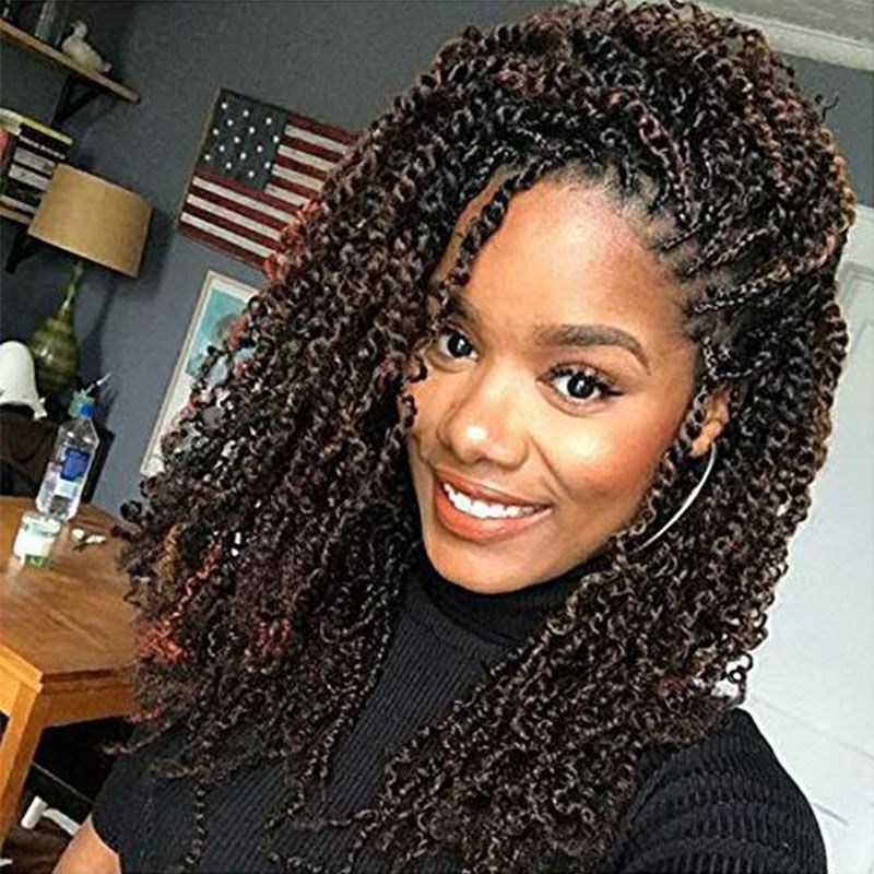 2020 1pack Crochet Braids Hair Extensions 8 Inch 30strands Pack