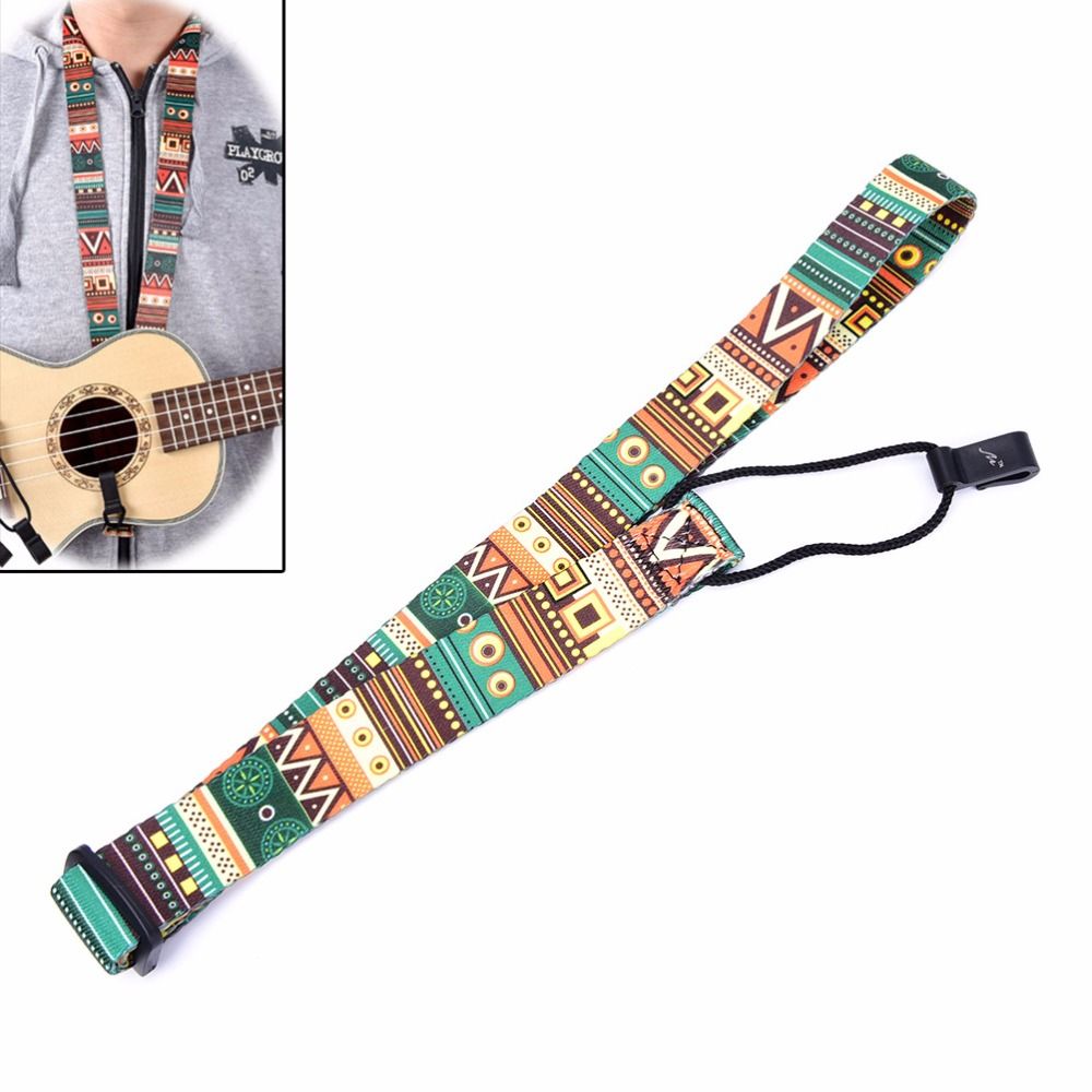 2020 Adjustable Nylon Colorful Vivid Printing Style Ukulele Strap Belt