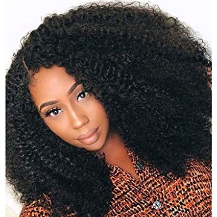 Mongolian Kinky Curly Lace Front Wig 13x6 Short Bob Human Hair