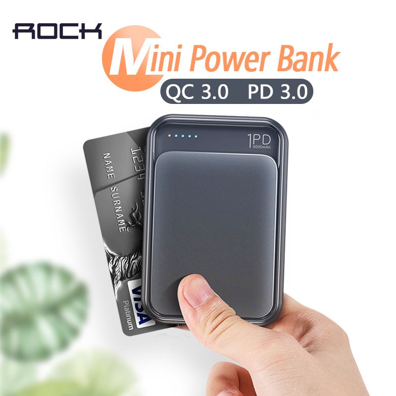 2020 Rock 18w Type C Pd Qc 3 0 Power Bank 10000mah Mini External Battery Usb Pd Quick Fast Charging Powerbank For Iphone Samsung From Gu2222 49 25 Dhgate Com