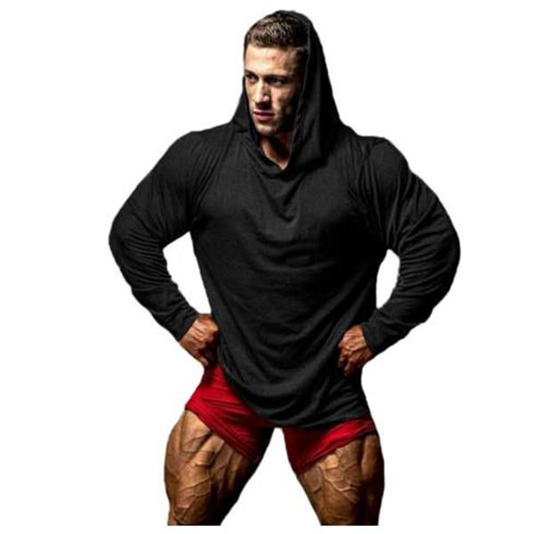 2020 Men Fashion Muscle Gym Hoodie Bodybuilding Workout Hoodie ...