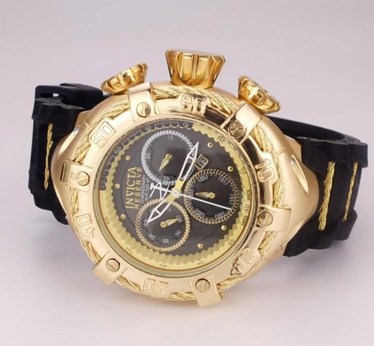 Invicta montre en or Clearance