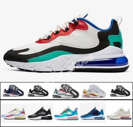 Compre Nuevo Nike Air Max 270 React 27C Bauhaus Óptico Hyper Jade Violeta  Brillante Electro Green Designer Blue Void Sneakers Chaussures Hombres  Mujeres Zapatos Para Correr 5 12 A 37,12 € Del Ever_shoes | DHgate.Com