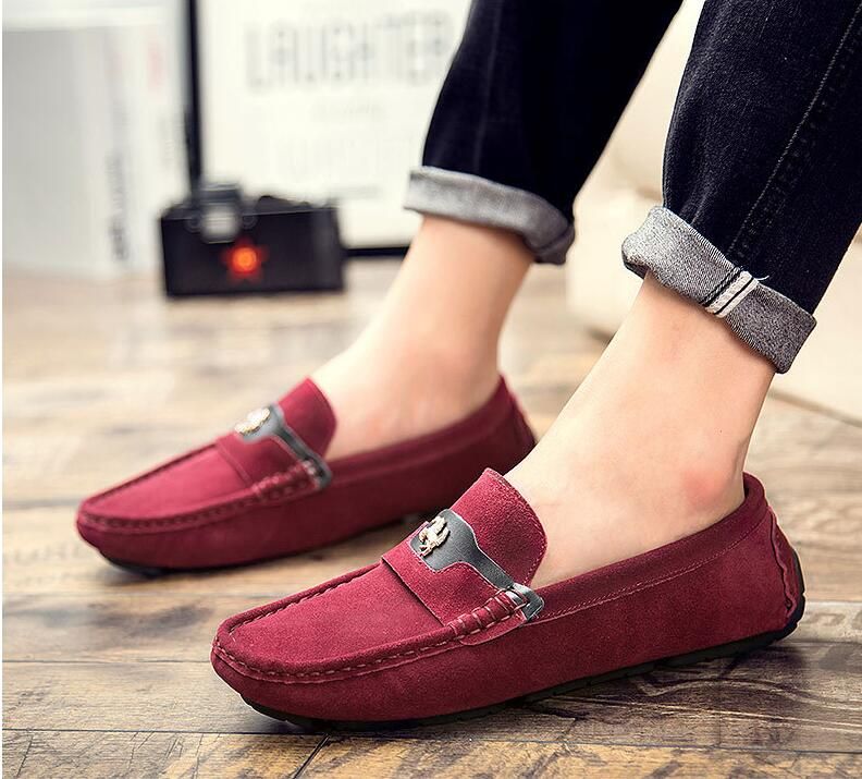Designer red loafers Clearance