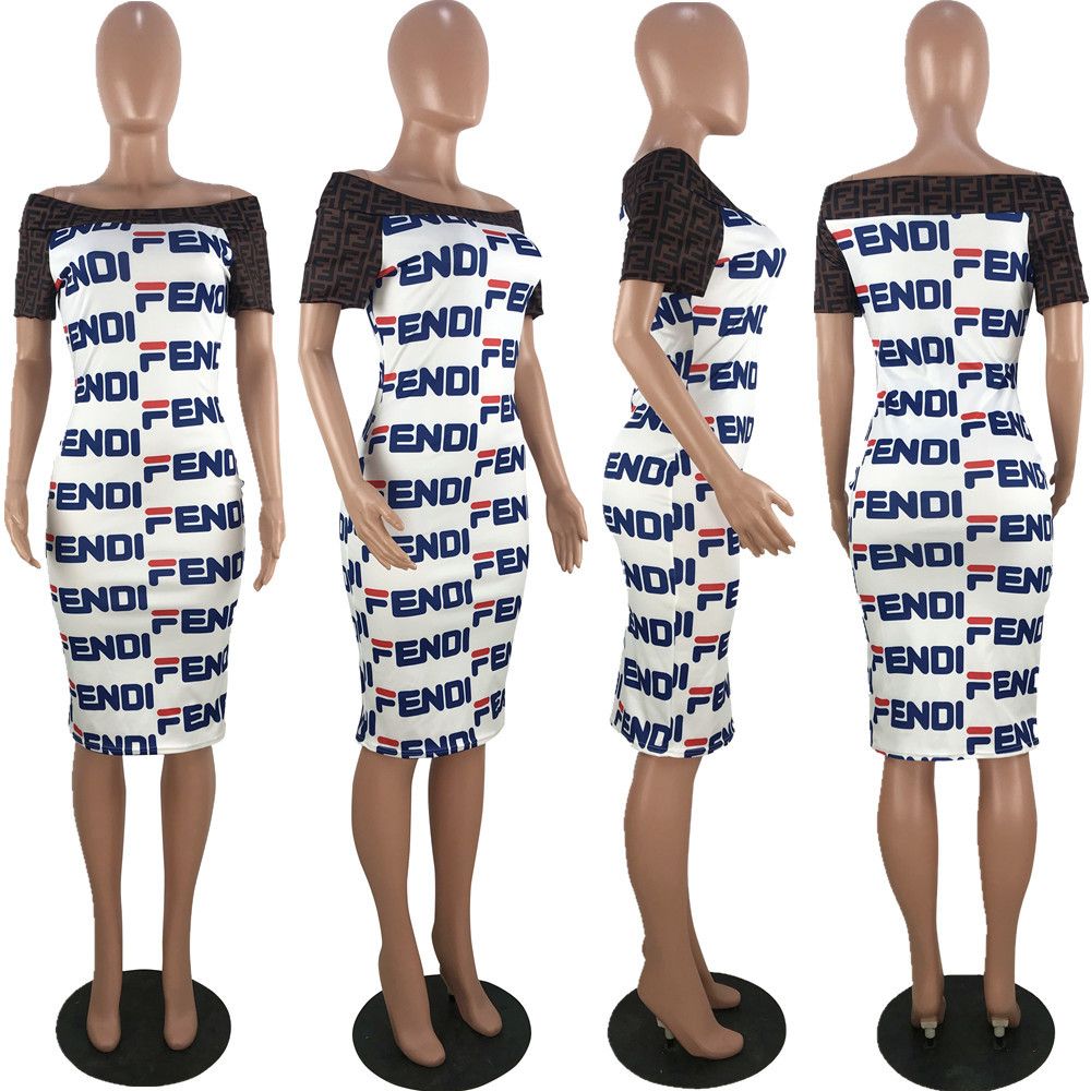 Grosshandel Frauenkleider Schulterfrei Sexy Der Brief Printing Sportswear Dunne Frauenkleidung Grosse Sommer Europaische Usa Heisser Verkauf Von Allison87099 8 09 Auf De Dhgate Com Dhgate