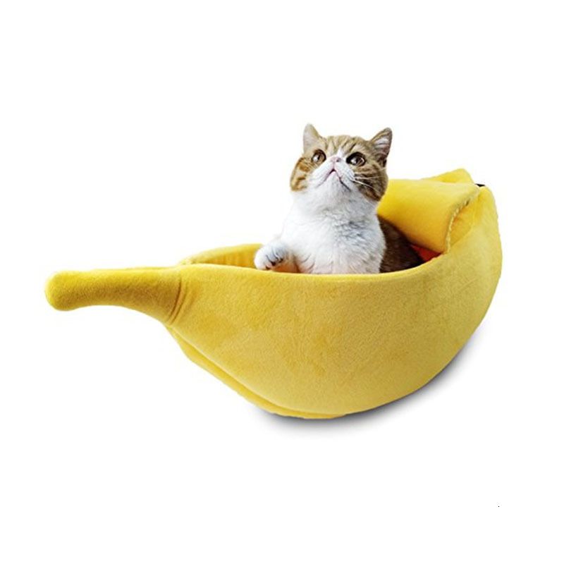 En Iyi Kedi Yatak Ev Rahat Sevimli Muz Kopek Yastik Kennel Sicak Tasinabilir Pet Sepet Q190523 Kediler Yavru Kedi Icin Mat Yatak Malzemeleri Fiyatlariyla Dhgate Com