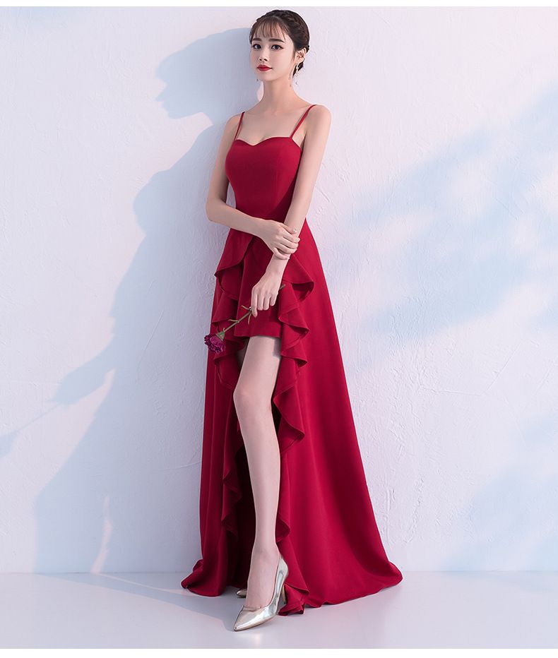 red summer dresses for weddings