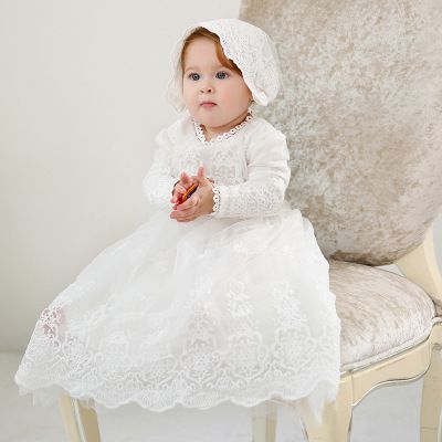 extra long christening gowns