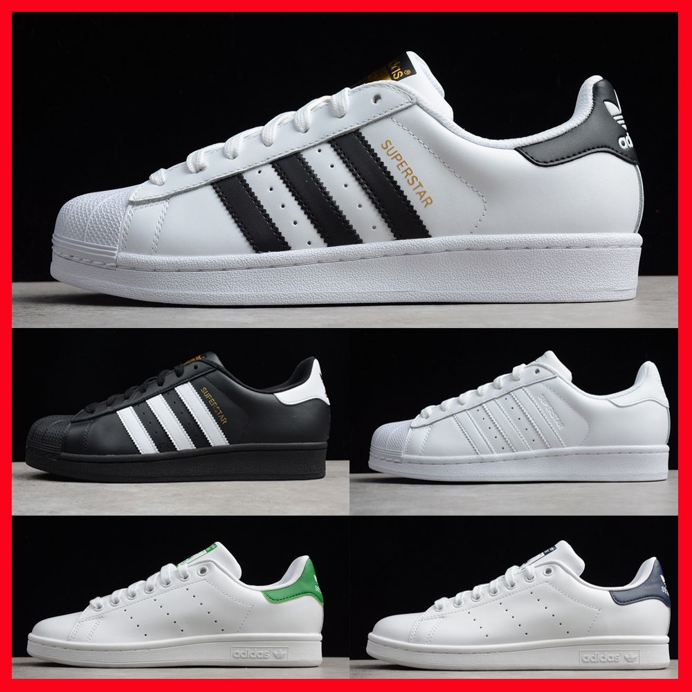 stan smith white black gold