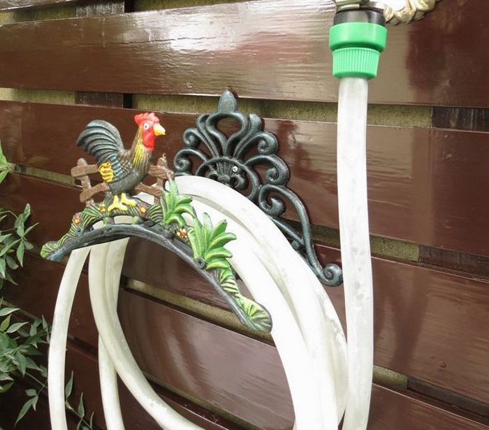 2020 Water Hose Holder For Garden And Cottage Country Cock Wall Mounted Cast Iron Hose Hanger Storage Stand Metal Decoration Vintage Organizer From Olddecor 56 99 Dhgate Com