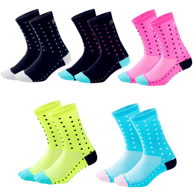 Unisex Sports Cycling Socks Men Women Professional Breathable Sports Bike Socks