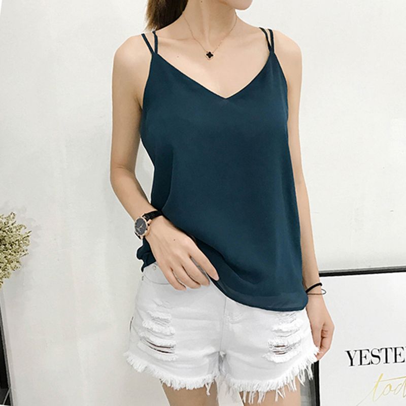 khaki camisole vest