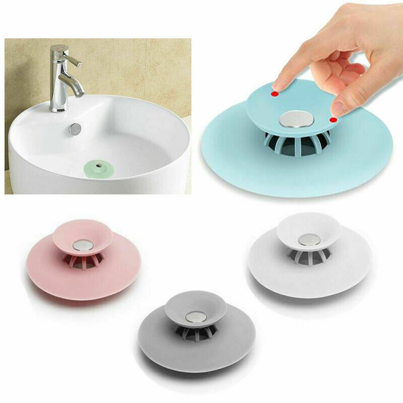 Bathroom Drain Hair Catcher Bath Stopper Sink Strainer Cover Shower Filter T8F9