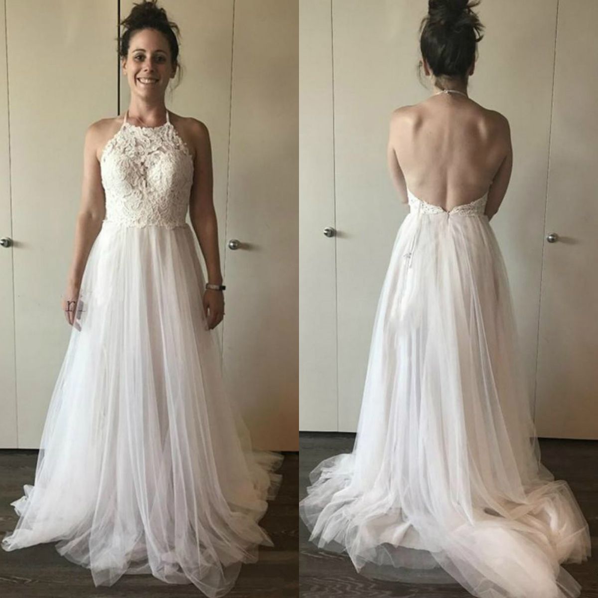 very simple gown