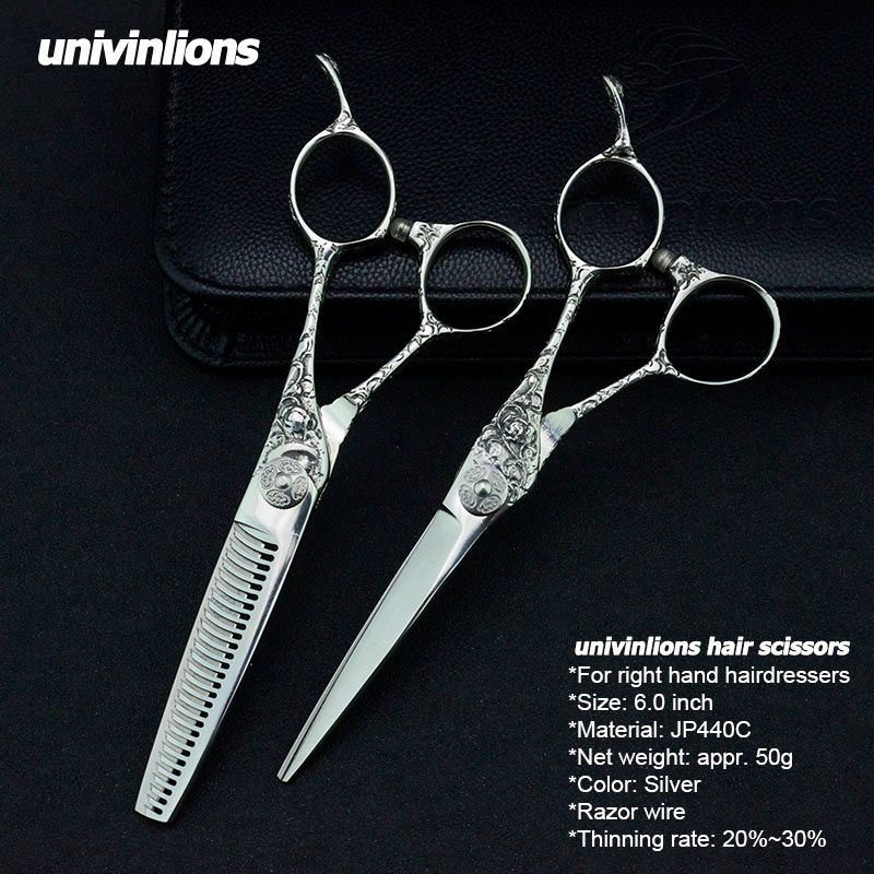 Univinlions 6 Professional Hairdressing Scissors Kit Japan Steel