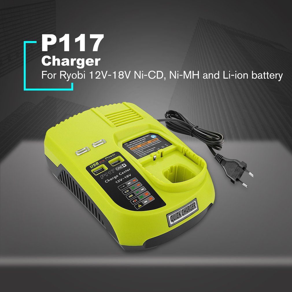 2020 12v 18v Lithium Ion Nicad Ni Cd Ni Mh Universal Rechargeable Battery Charger Pack Power Tool For Ryobi One P117 Eu Us Au Uk From Yaseri 34 79 Dhgate Com