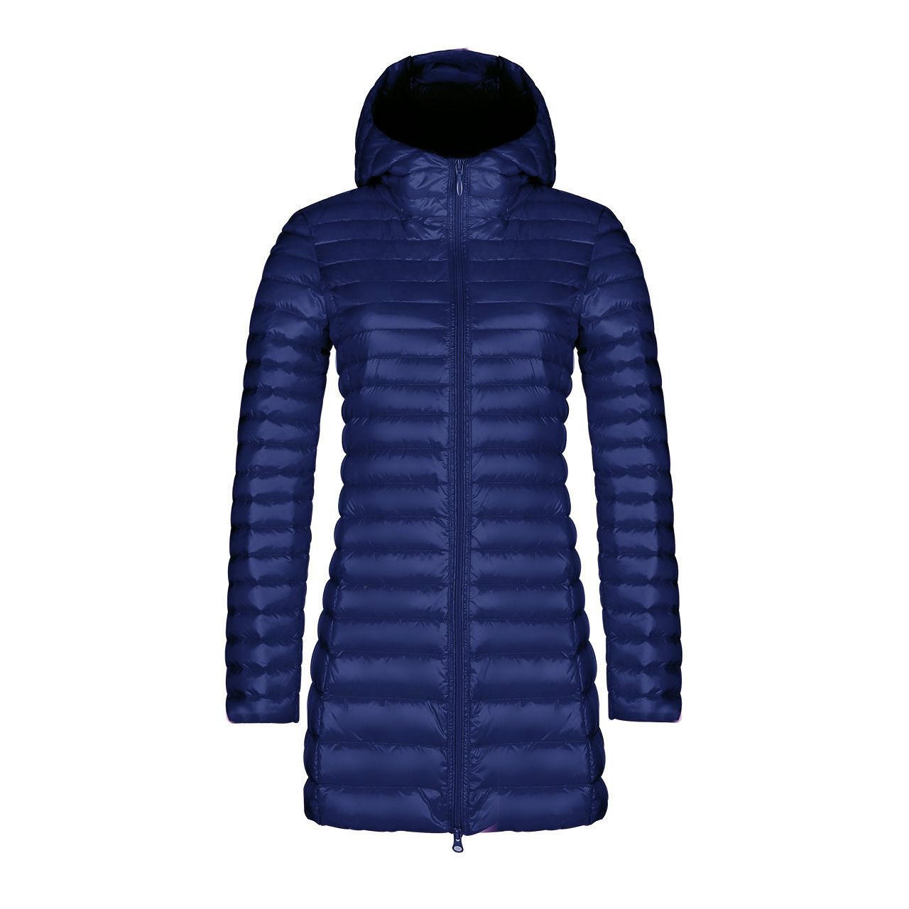 ladies navy down coat