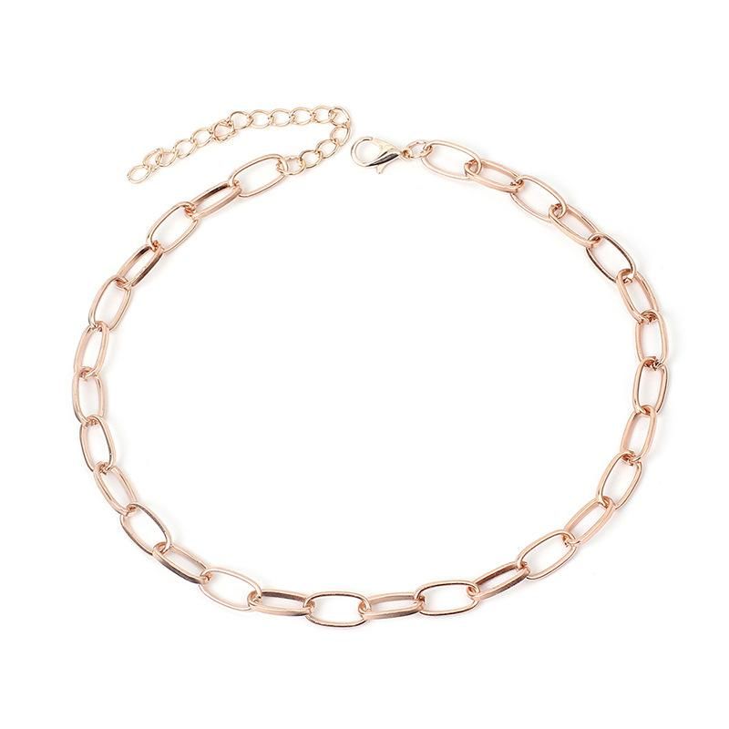 simple gold choker necklace designs