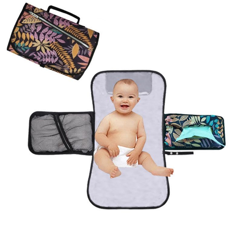 Baby Portable Nappy Changing Mat,Portable Waterproof Travel Diaper Changing Pad for Home Travel Outside