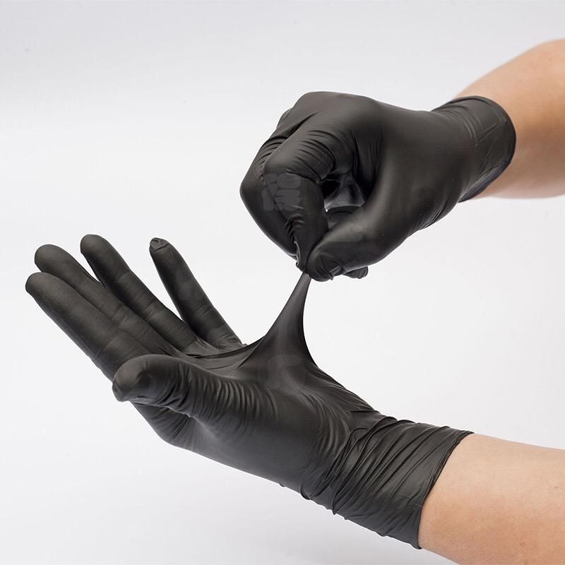 Protective Gloves Disposable Nitrile Gloves Waterproof Allergy Free