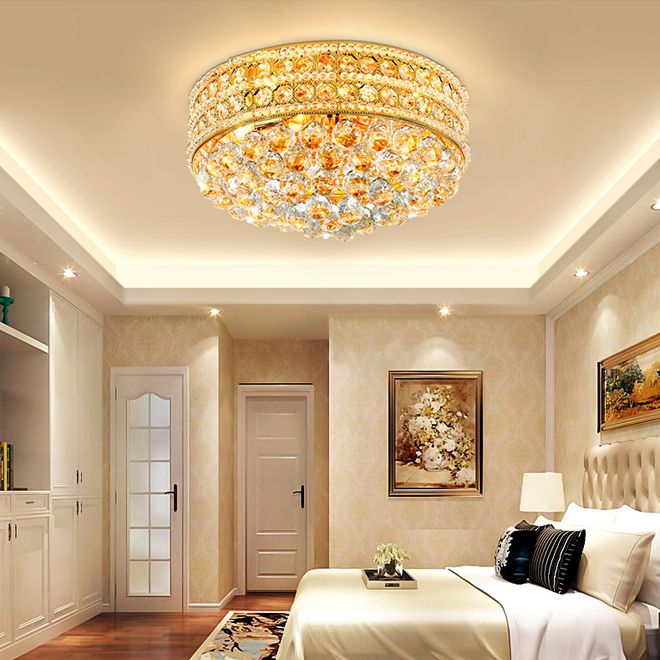 Modern Crystal Round Ceiling Chandelier Lights Gold Luxurious Chandeliers Lamp Flush Mount Led Lighting For Bedroom Foyer From Lamloon 332 87 Dhgate Com - Modern Led Ceiling Chandelier Lights Modern Crystal Round Ceiling Chandelier Lights Gold Luxurious Chandeliers Lamp Flush Mount Led Lighting For Bedroom Foyer From Lamloon 332 87 Dhgate Com - Modern Led Ceiling Chandelier Lights